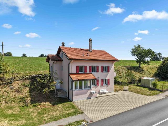 Maison de 2 appartement à 5 min de Romont et 20 min de Bulle