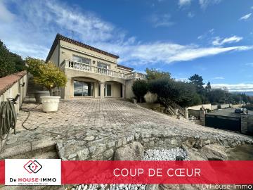 MAISON DE 7 Pièces 236 m² sur une parcelle de 635 m² QUARTIER RECHERCHE A BOURG LES VALENCE avec vue imprenable