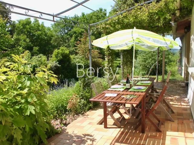 Maison de 4 chambres sur 2572m2 de terrain arboré avec pisci. 115m² Bédoin