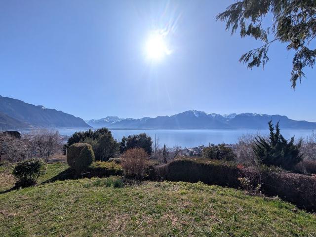 Maison de 5.5 pièces avec vue sur le lac et les montagnes
