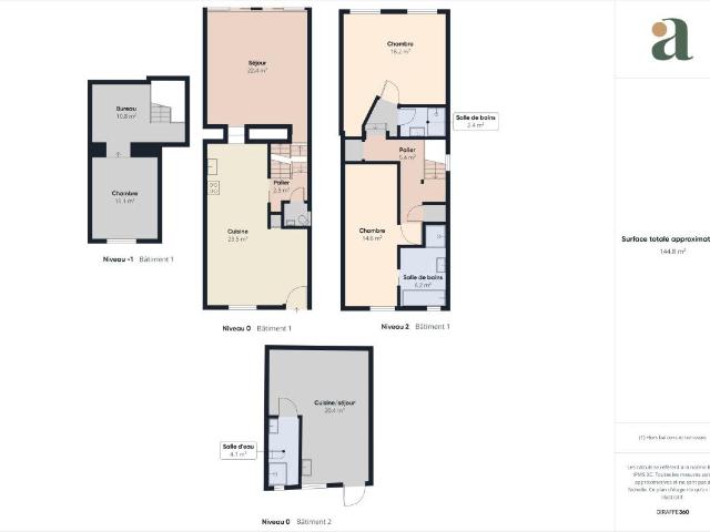 Maison de 6 pièces 140 m² en secteur résidentiel en vente à. 140m² Argenteuil