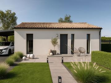 Maison de 70.22 m² sur un terrain de 817 m² à GOUEX en VIENNE 86
