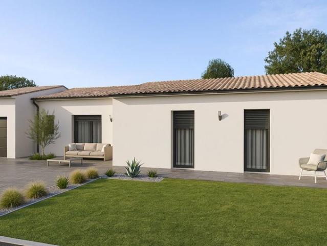Maison de 83.85 m² sur un terrain de 480 m² à YVES en CHARENTE MARITIME 17
