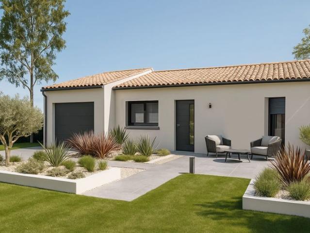 Maison de 88.87 m² sur un terrain de 805 m² à VALLANS en DEUX SEVRES 79