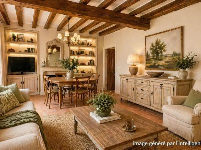 Grande maison familiale à Saint Benoist sur Vanne