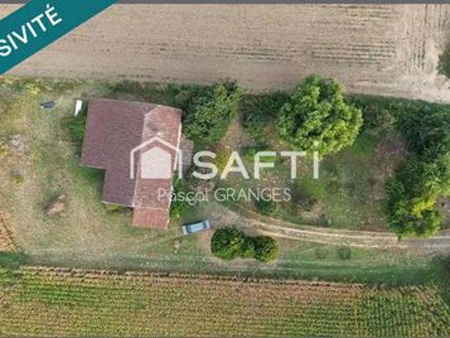 Maison de campagne 3 chambres, dépendance sur terrain 3610m2