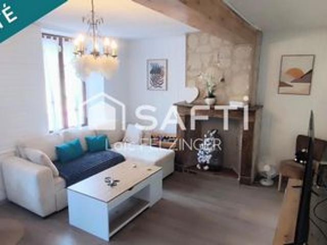 Maison de campagne de 77m2 sur une parcelle de 595m2 totalement close