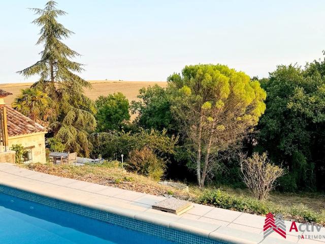 Maison de campagne + Studio avec vue imprenable sur les coll. 91m² Saint Paul d'Espis