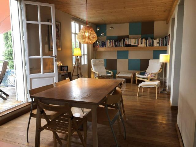 Maison de caractère meublée 120 m² – 3/4 chambres – jardin – vue mer panoramique – Magagnosc