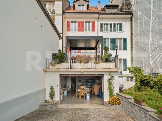Maison de caractère au centre de Romont, idéale pour une famille