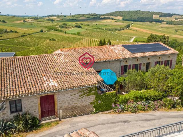 Maison de caractère avec gîte et chambres d’hôtes au cœur des vignobles du Pays Cathare
