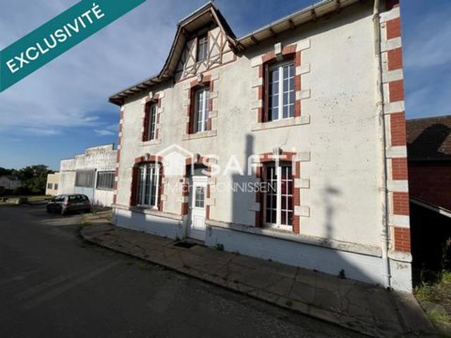 Maison de caractère avec sous sol et grande dépendance