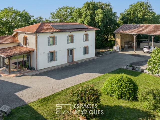 Maison de caractère avec vue sur la chaîne des Pyrénées 230m² Lombez