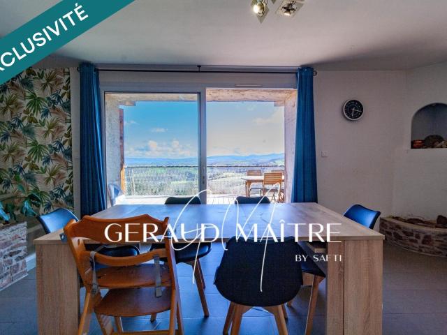 Maison de caractère dominant la vallée 168m² Combret