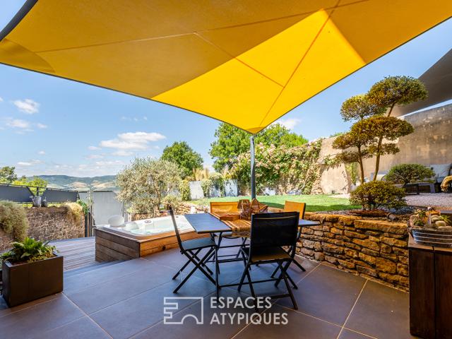 Maison de caractère rénovée avec sa vue dégagée