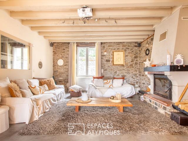 Maison de charme avec piscine récente dans son écrin de verdure