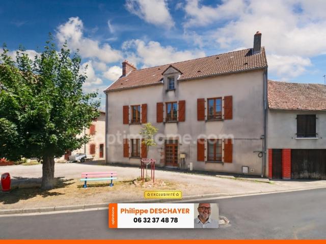 Maison de charme et de caractère 119 m² envrion 5 Pièces 4 CHAMBRES sur parcelle 300 m² 87190 MAGNAC LAVAL