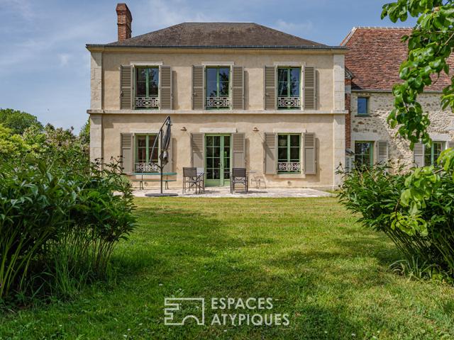 Maison de charme et son jardin bucolique à quelques minutes d'Argentan