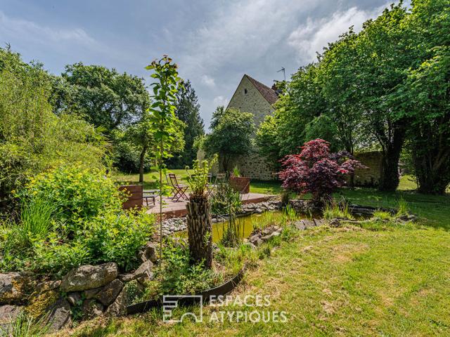 Maison de charme et son jardin bucolique à quelques minutes d'Argentan