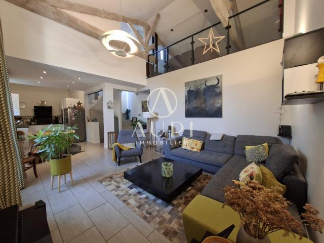 Maison de charme rénovée avec terrasse, bassin et vue Alpill. 140m² Maillane