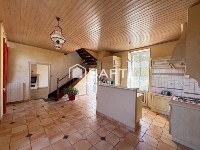 Maison de charme, 142m2, 4 chambres, jardin
