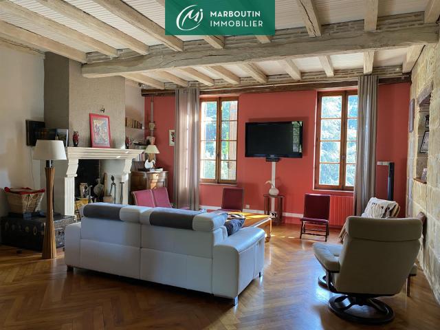 Maison de bourg avec piscine 342m² Gontaud de Nogaret