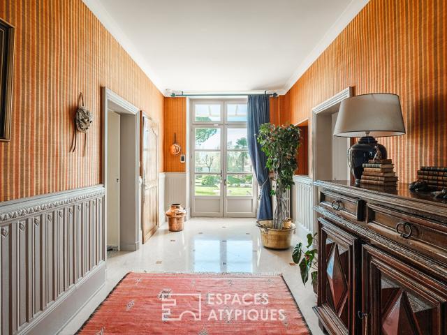 Maison de maître en coeur de village