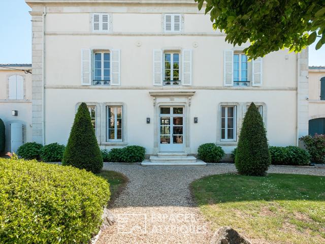 Maison de maître en coeur de village