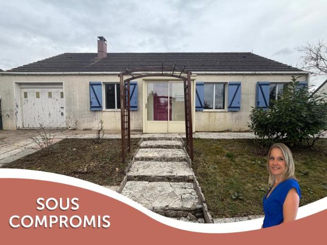 Maison de plain pied 4 chambres avec écoles et commerces sur