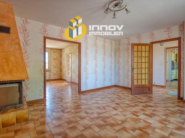 Maison de plain pied 82m² Baudrières