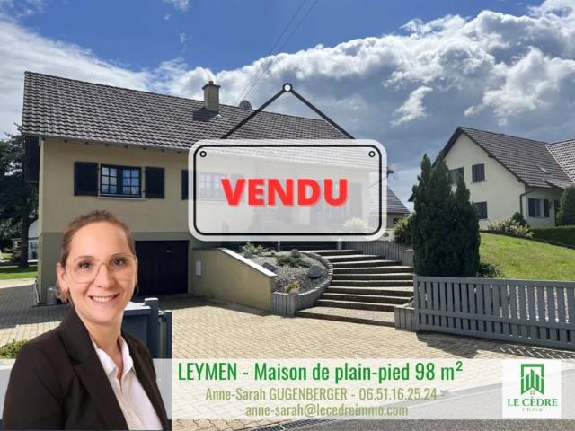 Maison de Plain pied 98m2 + 50m2 combles semi aménagés