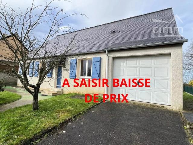 Maison de plain pied 103 m² proche du bourg de Ligné