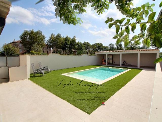 MAISON DE PLAIN PIED 140 M², JARDIN À JOUISSANCE EXCLUSIVE,PISCINE,GARAGE