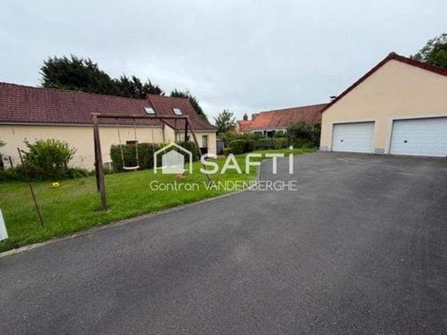 Maison semi plain pied 150 m² Calme, 4 ch Proche Aire sur la Lys