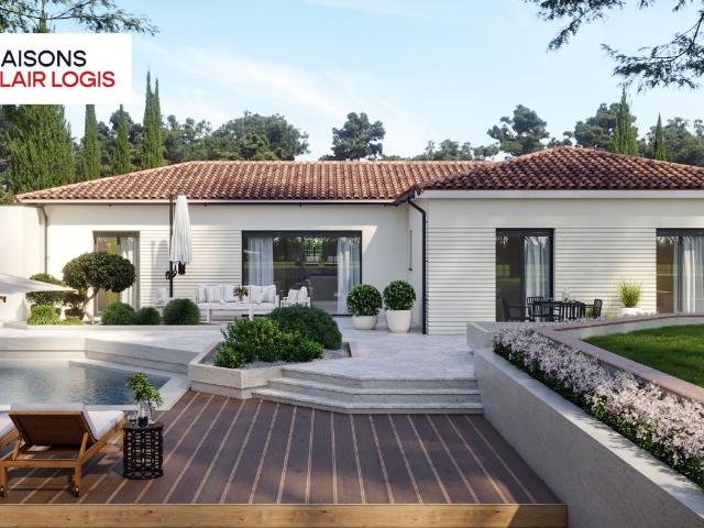 Maison de plain pied à Miremont: T5 de 100 m² avec quatre chambres