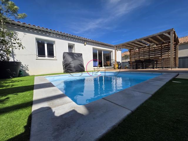 Maison de plain pied à vendre à Coudoux 13111 100m2 avec piscine + dépendance familiale