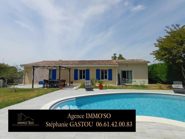 Maison de plain pied avec vue dégagée