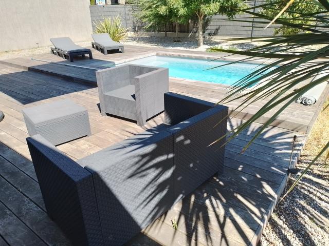 Maison de plain pied de 4 chambres avec piscine BASSENS