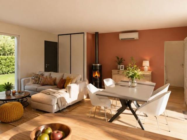 Maison de plain pied de 3 chambres de 90.50 m² avec terrain à PANAZOL 87
