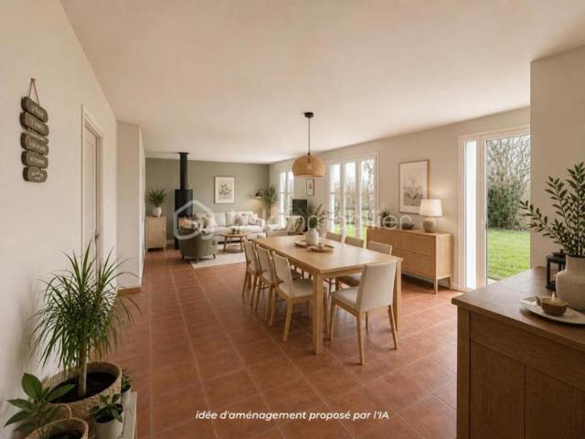 Maison de Plain pied Saint Julien de Concelles – GRANDE PARCELLE ET DEPENDANCES