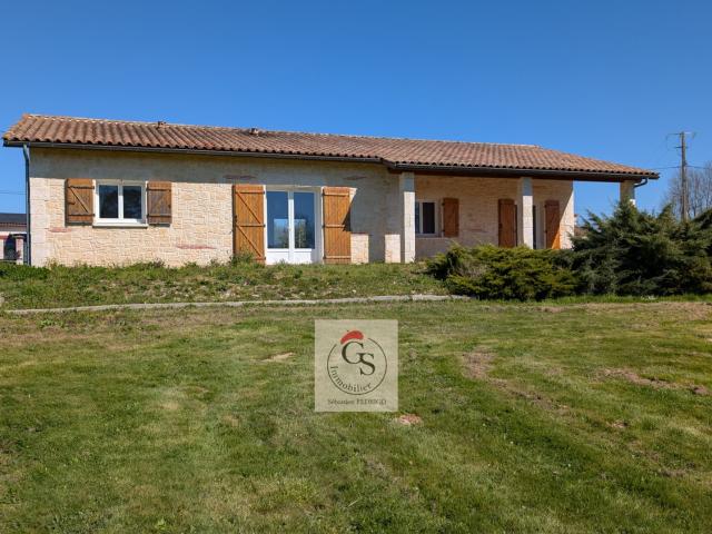 Maison de plain pieds en campagne 120m² Razimet