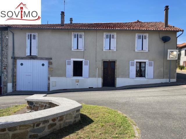MAISON DE VILLAGE, 5 CHAMBRES, GRANGE ET JARDIN ATTENANTS