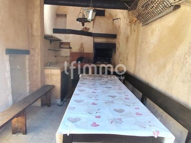 Mison de caractère 109 m², terrasses + garage, vie à pied