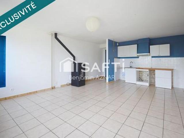 Maison de village T4 avec jardin et chambre au RDC