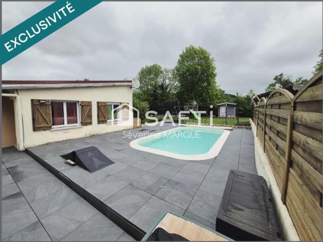 Maison de Village avec garage, jardin et piscine