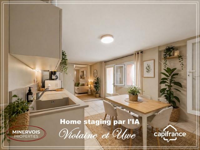 Maison de village avec terrasses – 2 chambres – potentiel locatif – Cesseras Minervois