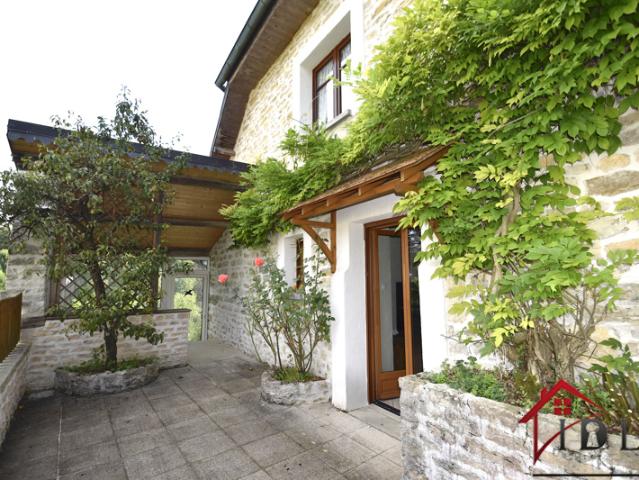 Maison de village rénovée avec joli terrain
