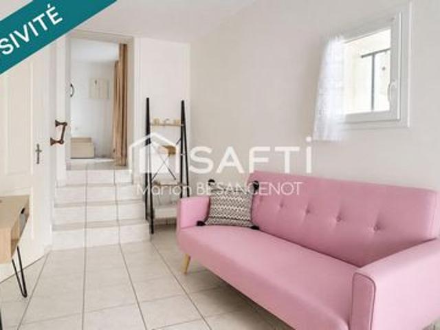 Maison de village rénovée – 2 chambres + bureau – 77 m²