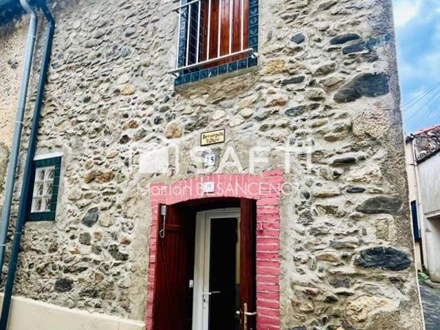 Maison de village rénovée – 2 chambres + bureau – 77 m²