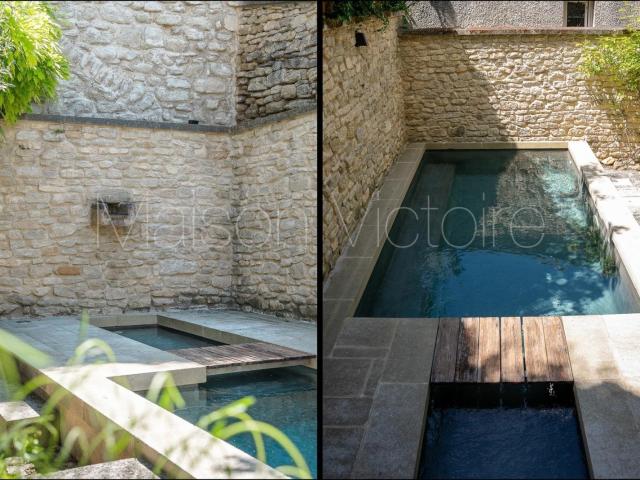 Maison de village spacieuse avec jardin, piscine et vue. 203m² Saignon